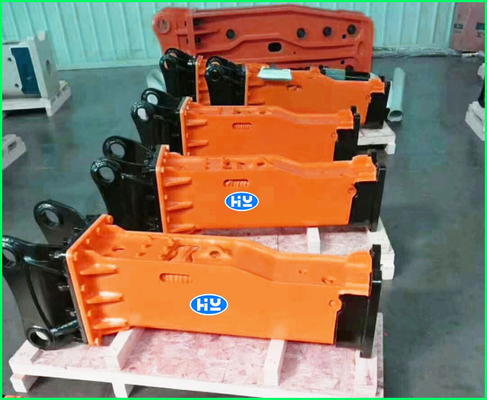 Concrete Breaking Machine Hydraulic Rock Hammer 350BPM For Excavator Skid Steer Loader